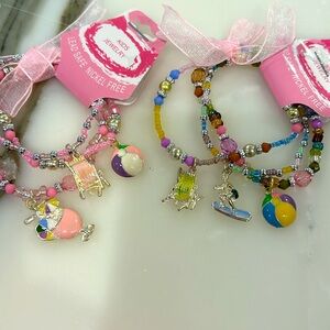 Two Kids Beaded Summer Theme Bracelet Sets-Boutique